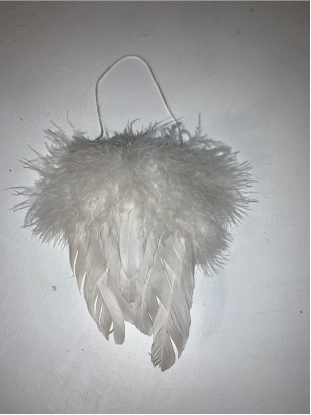 🔒 10 items for $20 - Unbranded White Feather Angel Wing Ornament One Size